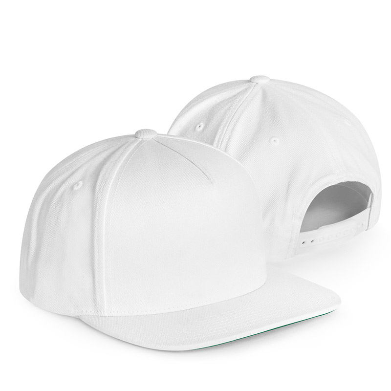 Flat Bill Wool Snapback